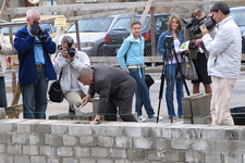 Kamień węgielny przy ulicy Westerplatte